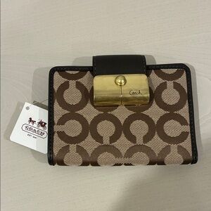 Coach Brown and Black Wallet